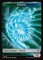 Fractal — Secrets of Strixhaven Tokens 4
