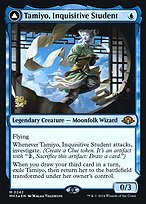 Tamiyo, Estudante Inquisitiva // Tamiyo, Erudita Experiente — Modern Horizons 3 Promos 242s