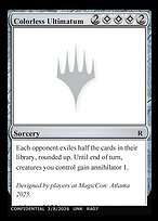 Colorless Ultimatum — Unknown Event RA07
