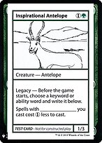 Inspirational Antelope — Mystery Booster Playtest Cards 2019 78