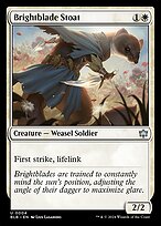Brightblade Stoat — Bloomburrow 4