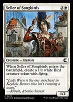 Vendedora de Pássaro Canoro — Ravnica: Clue Edition 72