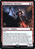 Adversária Sanguinária — Innistrad: Midnight Hunt Promos 129s