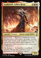 Sephiroth, Fallen Hero — Final Fantasy Commander 92