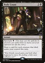 Contagem de Corpos — New Capenna Commander Promos 34p