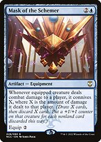 Máscara do Conspirador — New Capenna Commander Promos 28p