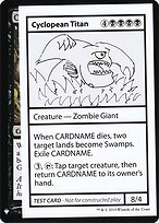 Cyclopean Titan — Mystery Booster Playtest Cards 2019 40