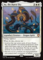 Ao, o Céu da Aurora — Secrets of Strixhaven Commander 135
