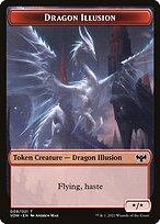 Dragon Illusion — Innistrad: Crimson Vow Tokens 9