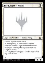 The Knight of Weeks — Unknown Event RW06