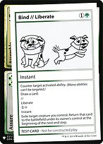 Bind // Liberate — Mystery Booster Playtest Cards 2019 88