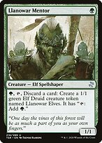Mentor de Llanowar — Time Spiral Remastered 216