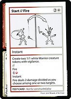 Start // Fire — Mystery Booster Playtest Cards 2021 101