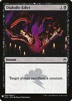 Édito Diabólico — The List A25-85