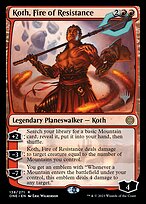 Koth, Fogo da Resistência — Phyrexia: All Will Be One Promos 138p