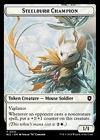 Steelburr Champion — Bloomburrow Commander Tokens 10
