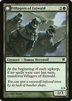 Aldeões de Estwald // Alcateia Uivante de Estwald — Innistrad 209