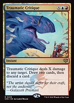 Traumatic Critique — Secrets of Strixhaven Promos 239p