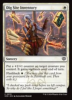 Dig Site Inventory — Secrets of Strixhaven 10