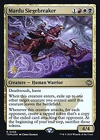 Mardu Siegebreaker — Tarkir: Dragonstorm Promos 206s