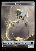 Servo — Commander Masters Tokens 45