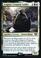 Aragorn, Líder da Sociedade — Tales of Middle-earth Promos 191s
