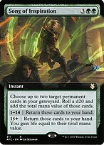 Canção da Inspiração — Forgotten Realms Commander 311