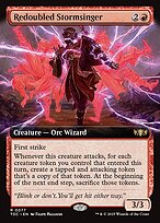 Redoubled Stormsinger — Tarkir: Dragonstorm Commander 77