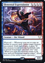 Expressionista Elemental — Strixhaven: School of Mages Promos 181s