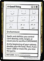 A Good Thing — Mystery Booster Playtest Cards 2019 86