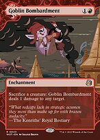 Bombardeio Goblin — Wilds of Eldraine: Enchanting Tales 43