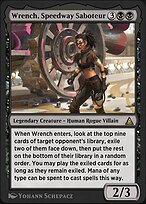 Wrench, Speedway Saboteur — Through the Omenpaths 74