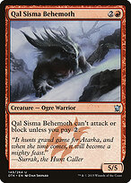 Behemoth de Qal Sisma — Dragons of Tarkir 149