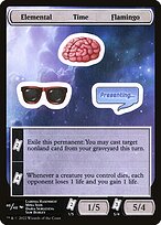 Elemental Time Flamingo — Unfinity Sticker Sheets 46