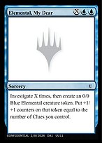 Elemental, My Dear — Unknown Event UU11b