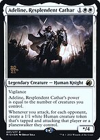 Adeline, Cátara Resplandecente — Innistrad: Midnight Hunt Promos 1s