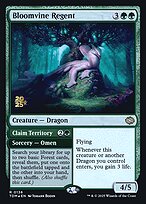 Bloomvine Regent // Claim Territory — Tarkir: Dragonstorm Promos 136s