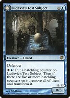 Cobaia de Ludevic // Abominação de Ludevic — Innistrad 64