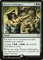 Decreto de Selvageria — Forgotten Realms Commander 156