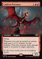 Caldera Pyremaw — Tarkir: Dragonstorm Commander 73