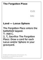 The Forgotten Place — Unknown Event CL01a