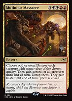 Mutinous Massacre — Edge of Eternities Promos 222p
