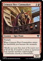 Comodoro da Frota Carmesim — Commander Masters 211