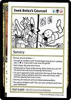 Seek Bolas's Counsel — Mystery Booster Playtest Cards 2021 98