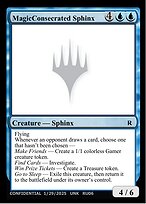 MagicConsecrated Sphinx — Unknown Event RU06a