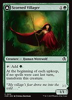 Aldeão Menosprezado // Lobisomem da Cicatriz Lunar — Innistrad Remastered 212