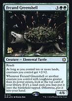 Fecund Greenshell — Bloomburrow Promos 171s