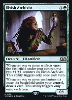 Arquivista Élfico — Wilds of Eldraine Promos 168s