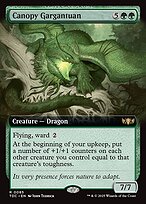 Canopy Gargantuan — Tarkir: Dragonstorm Commander 85