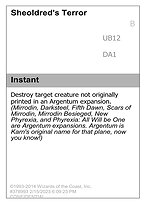 Sheoldred's Terror — Unknown Event UB12